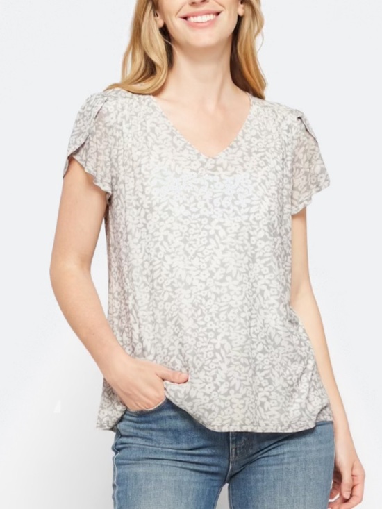 Papermoon Tops - Papermoon Alcott Short Sleeve Knit Top, Like New, Medium